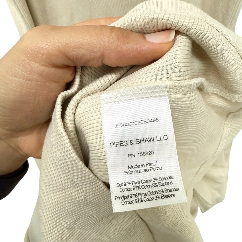 Veronica Beard Odeon Ribbed Knit Sleeveless Tie Waist Midi Dress Women's Size XS